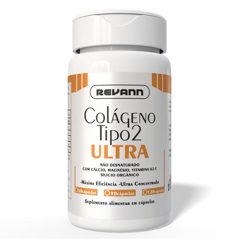 Colágeno Tipo 2 Ultra – Cálcio, Magnésio, Vitamina K2 e Silício | 60/90 e 120 Cápsulas